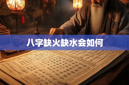 八字缺火缺水会如何
