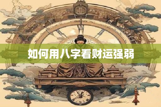 如何用八字看财运强弱