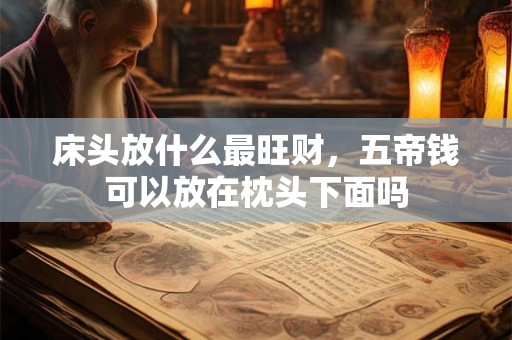 床头放什么最旺财，五帝钱可以放在枕头下面吗