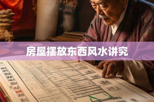 房屋摆放东西风水讲究