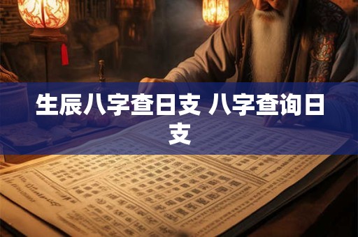 生辰八字查日支 八字查询日支
