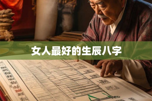 女人最好的生辰八字