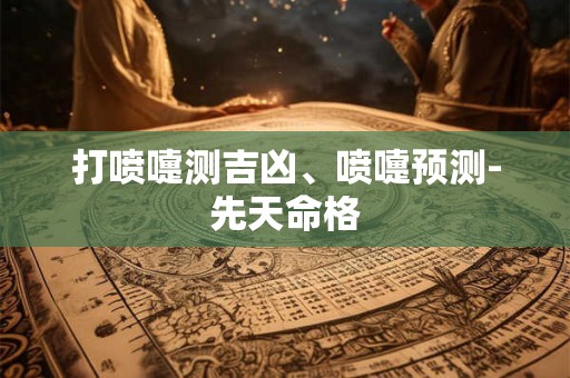 打喷嚏测吉凶、喷嚏预测-先天命格