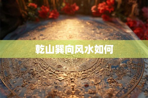 乾山巽向风水如何