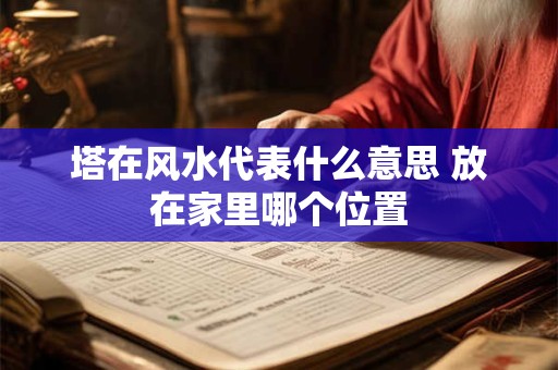 塔在风水代表什么意思 放在家里哪个位置