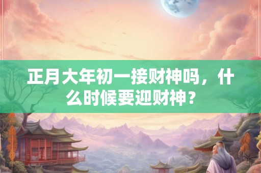 今年大年初五不能出门打工是迷信吗 破五迎财神