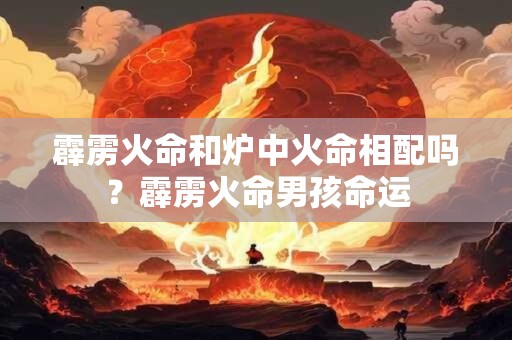 霹雳火命和炉中火命相配吗？霹雳火命男孩命运