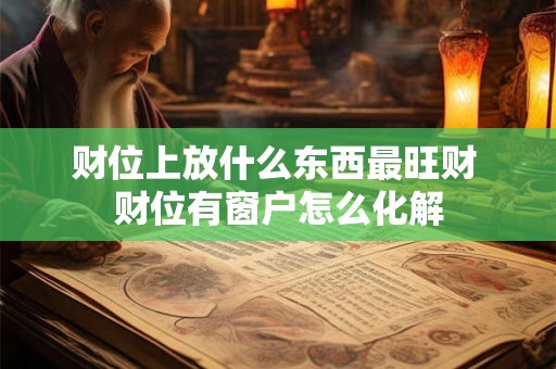 财位上放什么东西最旺财 财位有窗户怎么化解
