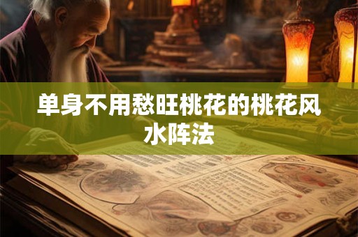 单身不用愁旺桃花的桃花风水阵法