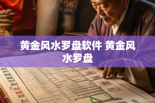 黄金风水罗盘软件 黄金风水罗盘