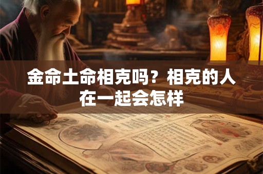 金命土命相克吗？相克的人在一起会怎样