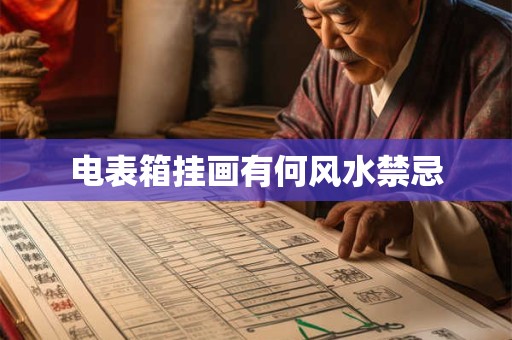 电表箱挂画有何风水禁忌