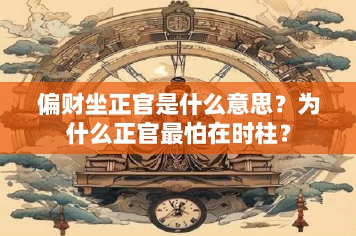 偏财坐正官是什么意思？为什么正官最怕在时柱？