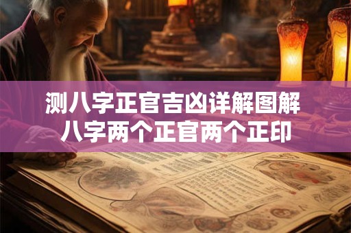 测八字正官吉凶详解图解 八字两个正官两个正印