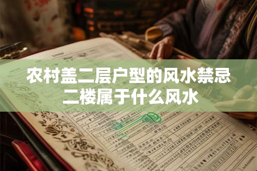 农村盖二层户型的风水禁忌 二楼属于什么风水