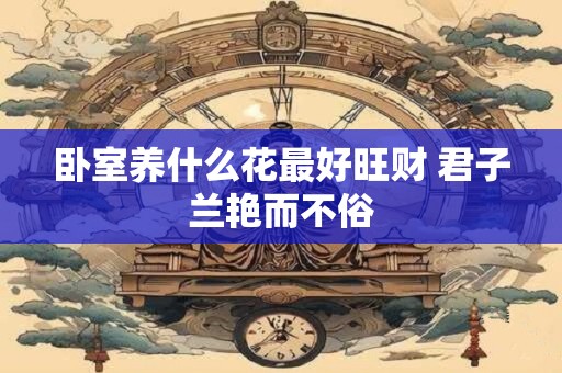卧室养什么花最好旺财 君子兰艳而不俗