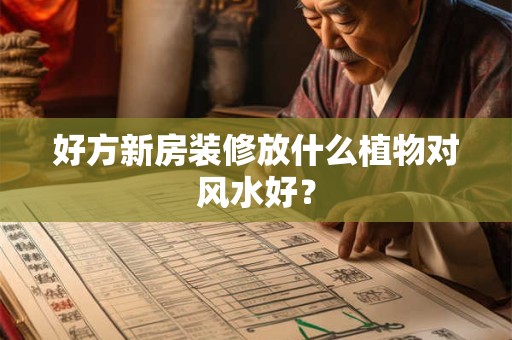 好方新房装修放什么植物对风水好？