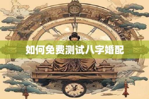 如何免费测试八字婚配