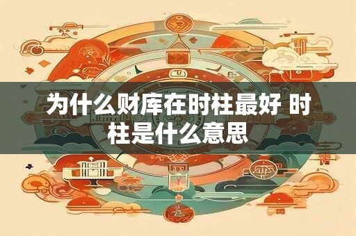 为什么财库在时柱最好 时柱是什么意思