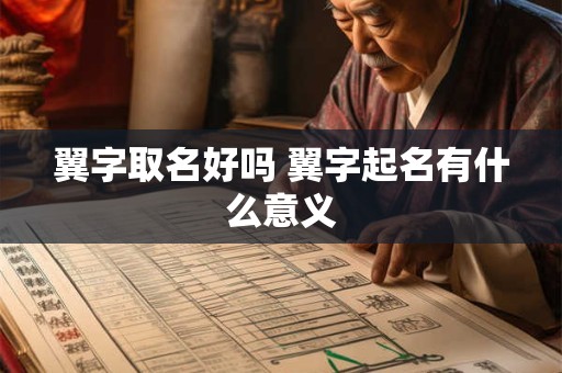 翼字取名好吗 翼字起名有什么意义