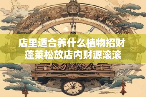 店里适合养什么植物招财 蓬莱松放店内财源滚滚