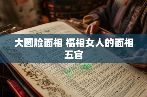 大圆脸面相 福相女人的面相五官