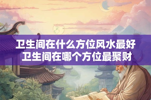 卫生间在什么方位风水最好 卫生间在哪个方位最聚财