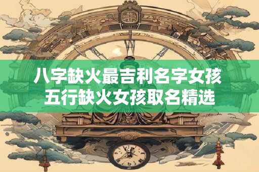 八字缺火最吉利名字女孩 五行缺火女孩取名精选