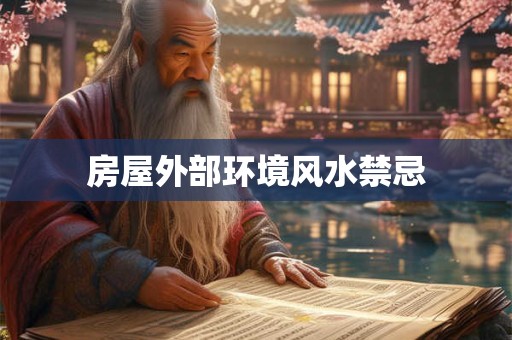 房屋外部环境风水禁忌