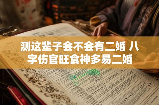 测这辈子会不会有二婚 八字伤官旺食神多易二婚