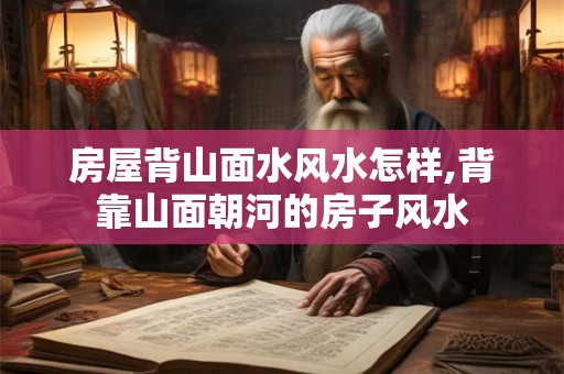 房屋背山面水风水怎样,背靠山面朝河的房子风水