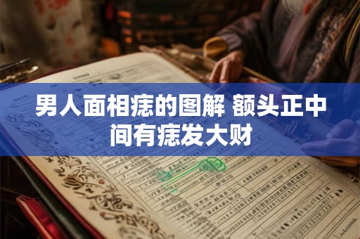男人面相痣的图解 额头正中间有痣发大财 男人面相痣的图解 额头正中间有痣发大财