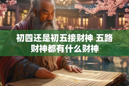 初四还是初五接财神 五路财神都有什么财神