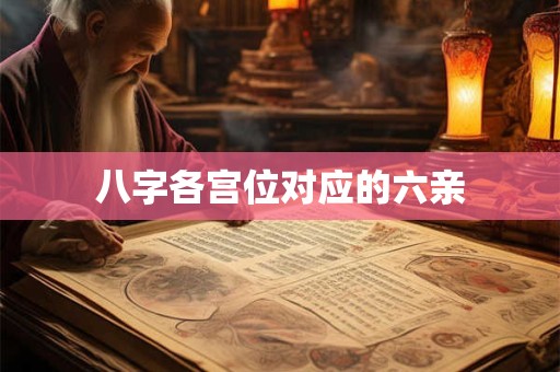 八字各宫位对应的六亲