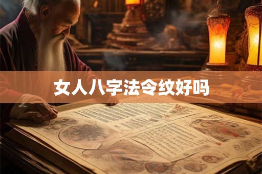 女人八字法令纹好吗