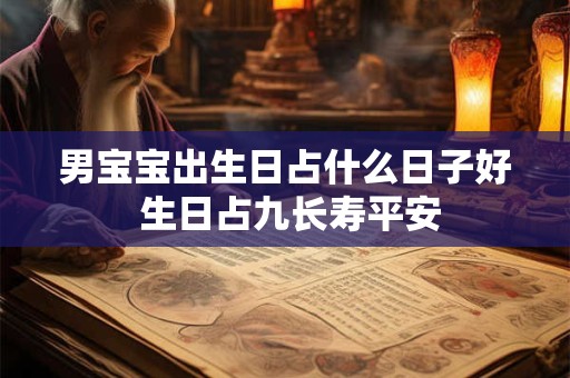 男宝宝出生日占什么日子好 生日占九长寿平安