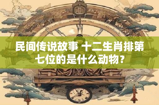 民间传说故事 十二生肖排第七位的是什么动物？