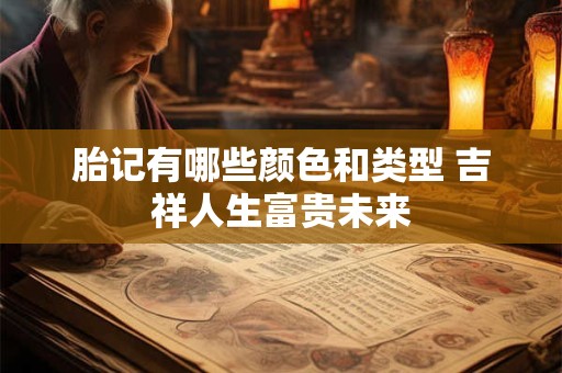 胎记有哪些颜色和类型 吉祥人生富贵未来