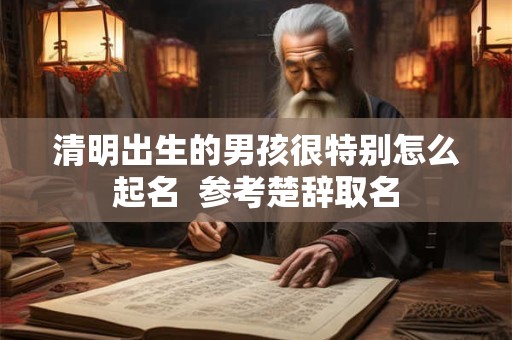 清明出生的男孩很特别怎么起名  参考楚辞取名