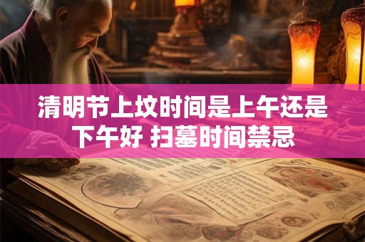 清明节上坟时间是上午还是下午好 扫墓时间禁忌