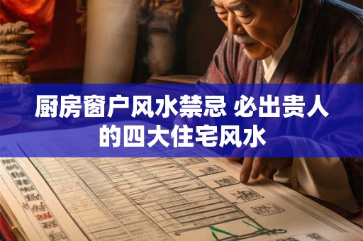 厨房窗户风水禁忌 必出贵人的四大住宅风水