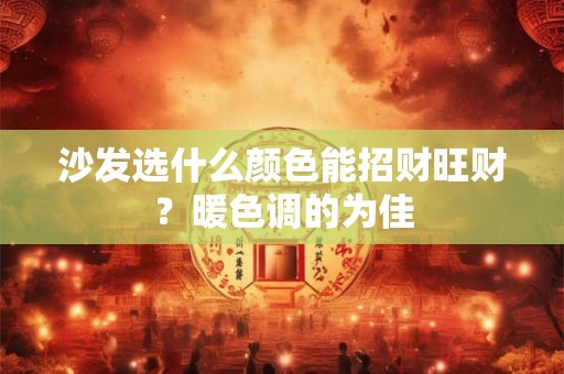 沙发选什么颜色能招财旺财？暖色调的为佳