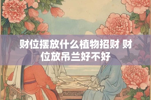 财位摆放什么植物招财 财位放吊兰好不好