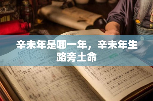 辛未年是哪一年，辛未年生路旁土命