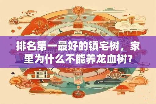 排名第一最好的镇宅树，家里为什么不能养龙血树？