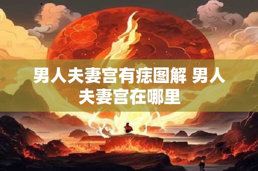 男人夫妻宫有痣图解 男人夫妻宫在哪里