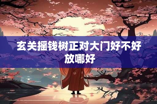 玄关摇钱树正对大门好不好 放哪好