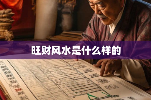 旺财风水是什么样的