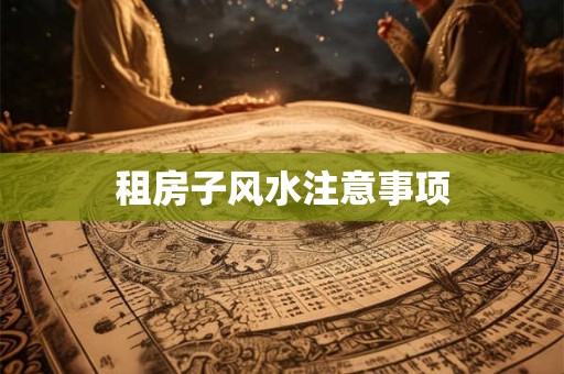 租房子风水注意事项