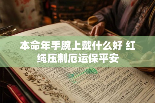 本命年手腕上戴什么好 红绳压制厄运保平安